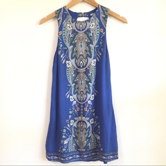 Ecote Dresses & Skirts - Ecote’’ Blue Boho Inspired Sundress Size XS